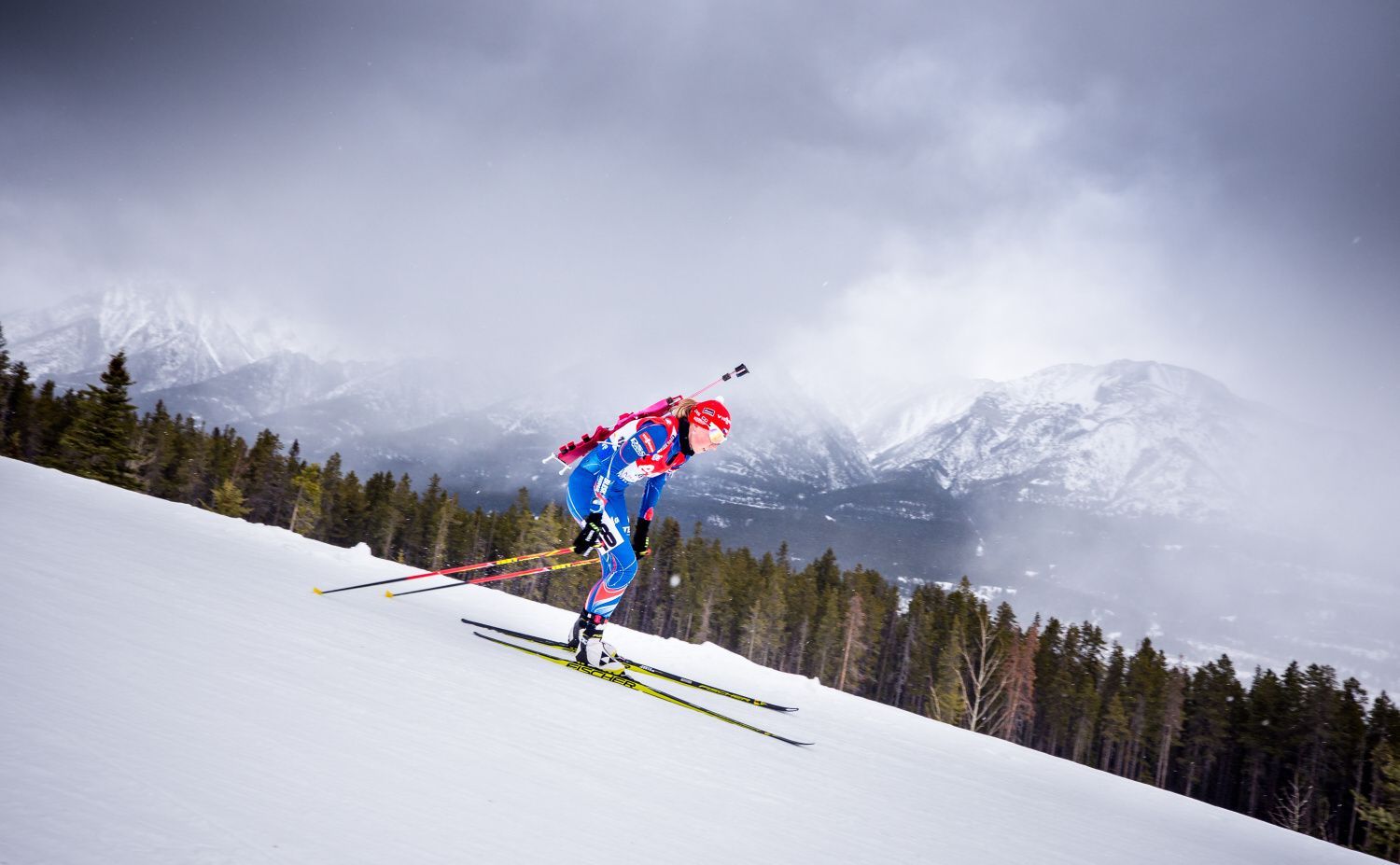 SP v Canmore, hromadný start Ž: Eva Puskarčíková