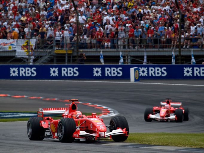 Formule 1, GP USA 2005: Michael Schumacher, Ferrari