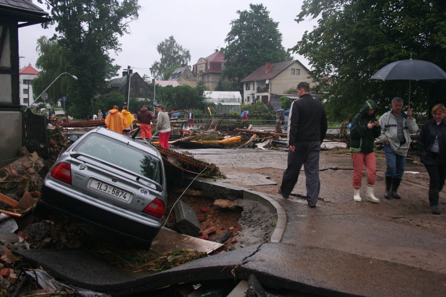 Povodně srpen 2010 - Chrastava