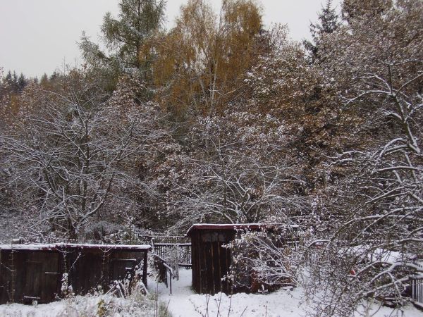 Amatérský meteorolog: V Lokti začala zima