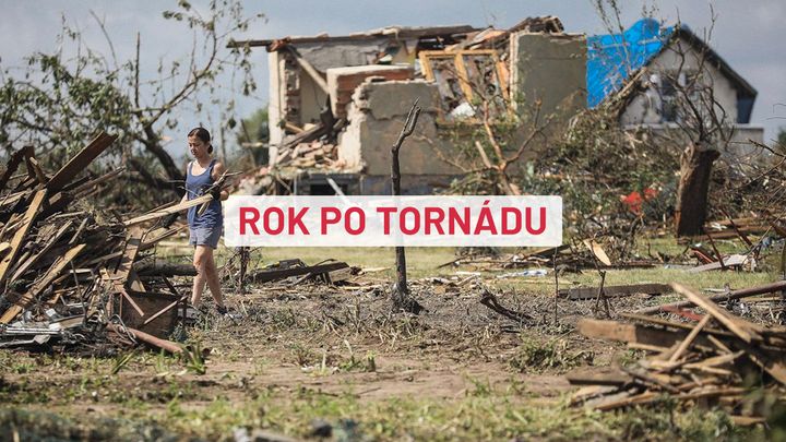 "Miluna" dům po tornádu skoro opravil, dívka z autobusu se stále zotavuje; Zdroj foto: Aktuálně.cz