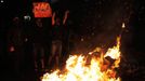 Demonstrators protest against the 2014 World Cup in Sao Paulo May 15, 2014. Brazilians opposed to the World Cup and the public funds spent on the construction of stadiums