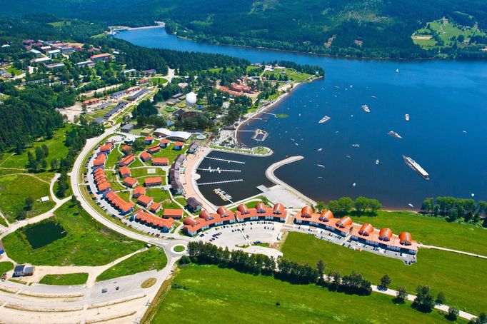 Vizualizace olympijský park Lipno 2016