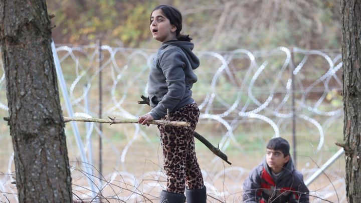 Poláci viní Bělorusy, že ničí plot, aby jím mohli proniknout migranti; Zdroj foto: Reuters