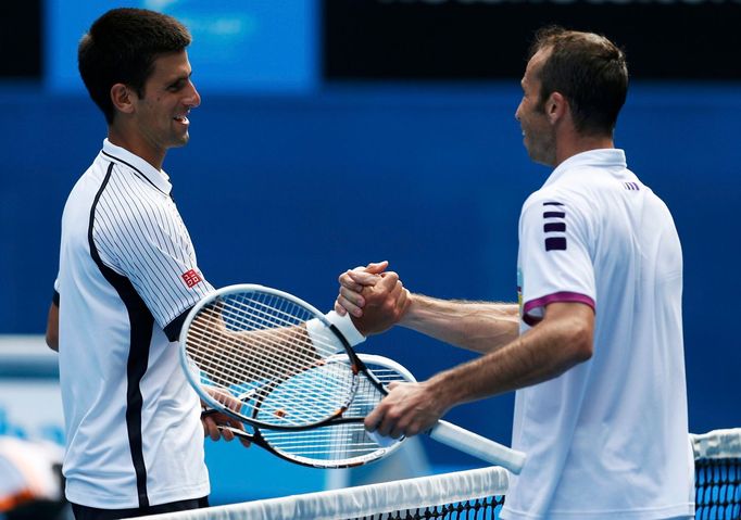 Australian Open: Novak Djokovič a Radek Štěpánek