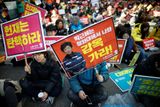 Odvolání jihokorejské prezidentky Pak Kun-hje z nejvyšší státní funkce vyvolalo vlnu nadšení i smutku.