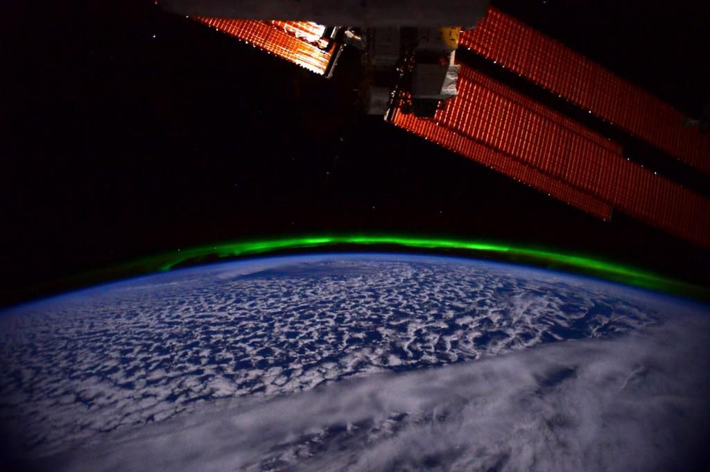 Snímky astronauta Terryho Virtse z kosmu