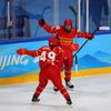 Číňanky slaví gól v zápase Česko - Čína na ZOH 2022