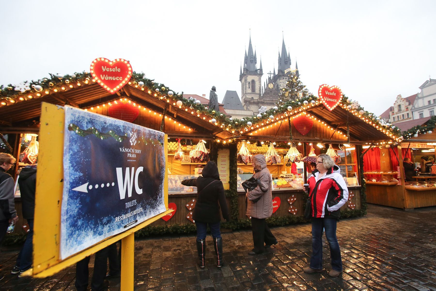 Vánoční trhy Staroměstké náměstí Praha 9.12.2015