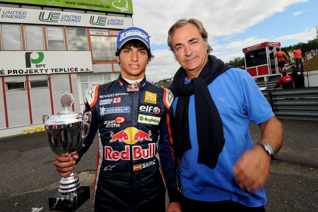 ME tahačů v Mostě: Carlos Sainz se synem