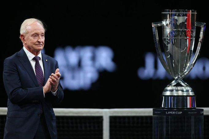 Laver Cup 2017 oslavy (Rod Laver)