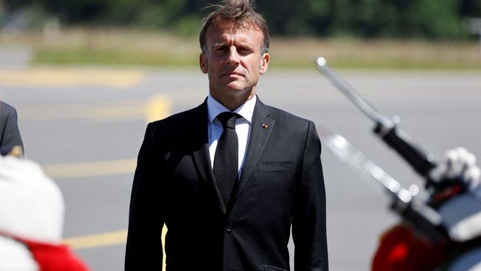 Francouzský prezident Emmanuel Macron.