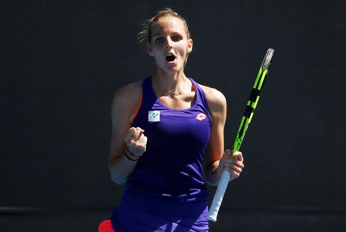 Kristýna Plíšková slaví postup do 3. kola Australian Open