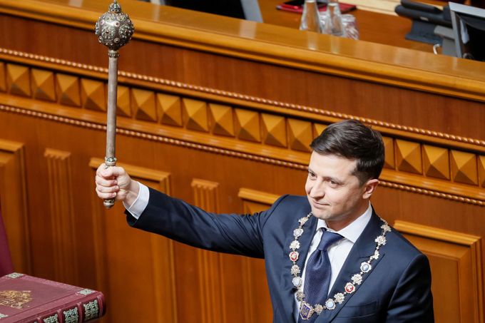 Ukrajinský prezident Volodymyr Zelenskyj