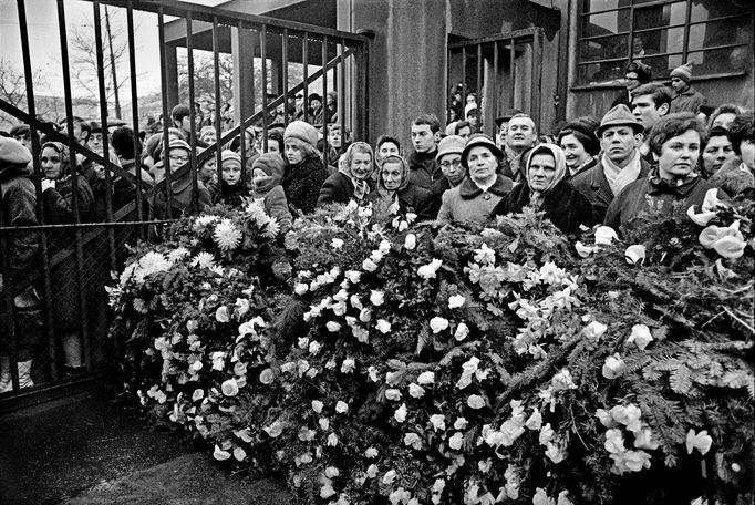 Fotografie z výstavy Jan Palach 16. - 25. 1. 1969, Spolkový dům, Kutná hora, leden a únor 2024