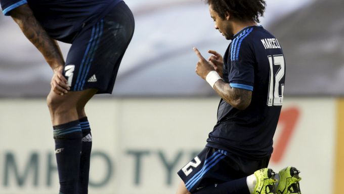 Marcelo slaví gól Realu