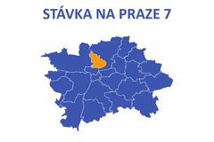 Dopravní situace v době stávky - Praha 7