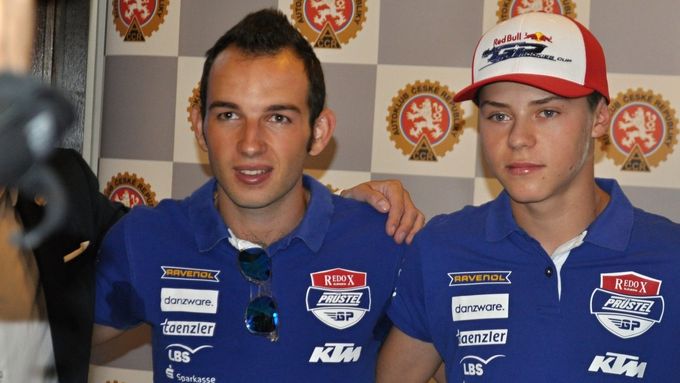 Jakub Kornfeil a Filip Salač v barvách týmu Redox Prüstel GP.