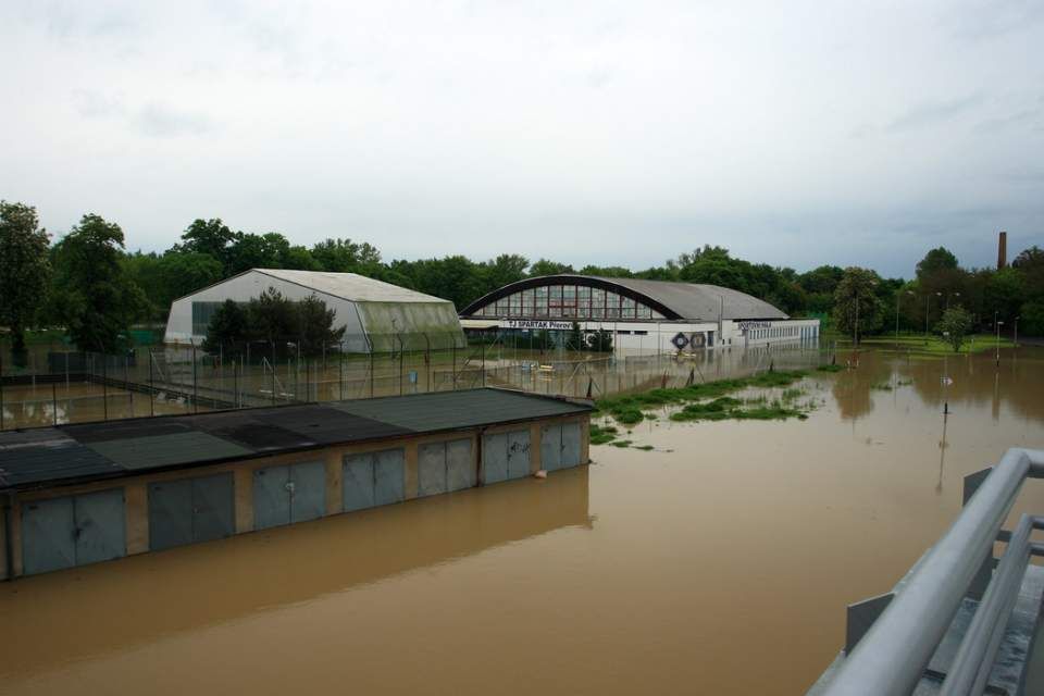 Povodně - Přerov - 2010