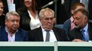 Fed Cup, finále 2014: zahájení, Miloš Zeman