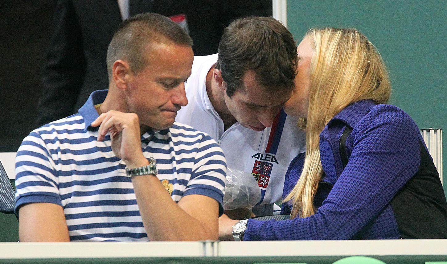 Semifinále Davis Cupu - Česko vs. Argentina (Štěpánek, Kvitová)