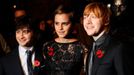 Premiéra filmu Harry Potter - Daniel Radcliffe, Emma Watson a Rupert Grint