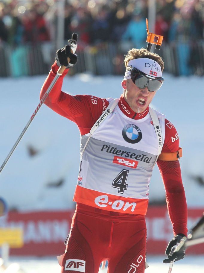 SP biatlonu,. Hochfilzen, stíhačka M: Tarjei Bö