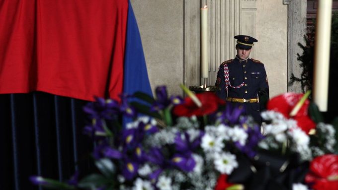 Rozloučení s Václavem Havlem ve Vladislavském sále