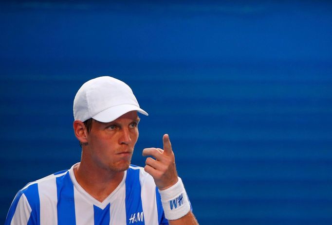 Tomáš Berdych v semifinále Australian Open 2014