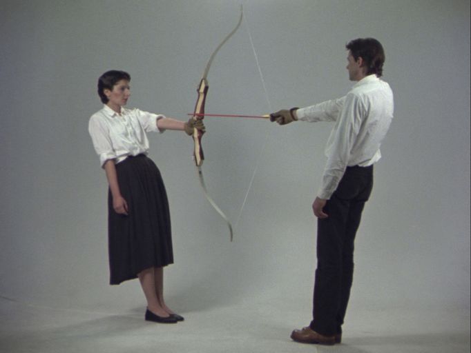 Ulay / Marina Abramovićová: Rest Energy, 1980