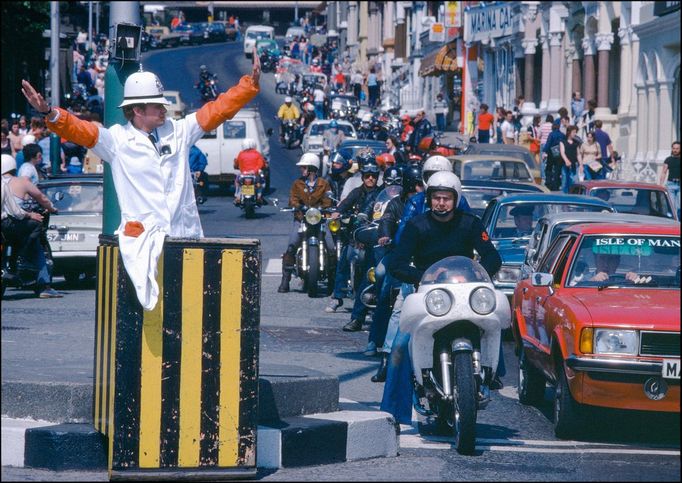 Motocyklový závod Tourist Trophy se jezdí na šedesátikilometrovém okruhu Snaefell Mountain Course na britském ostrově Man.