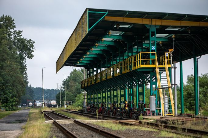 Sklad pohonných hmot společnosti Čepro v Hněvicích