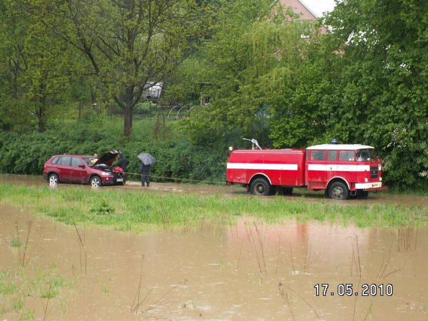 Povodně - Bystřička - 2010