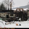 V Brništi shořel dům, zbyly jen základy
