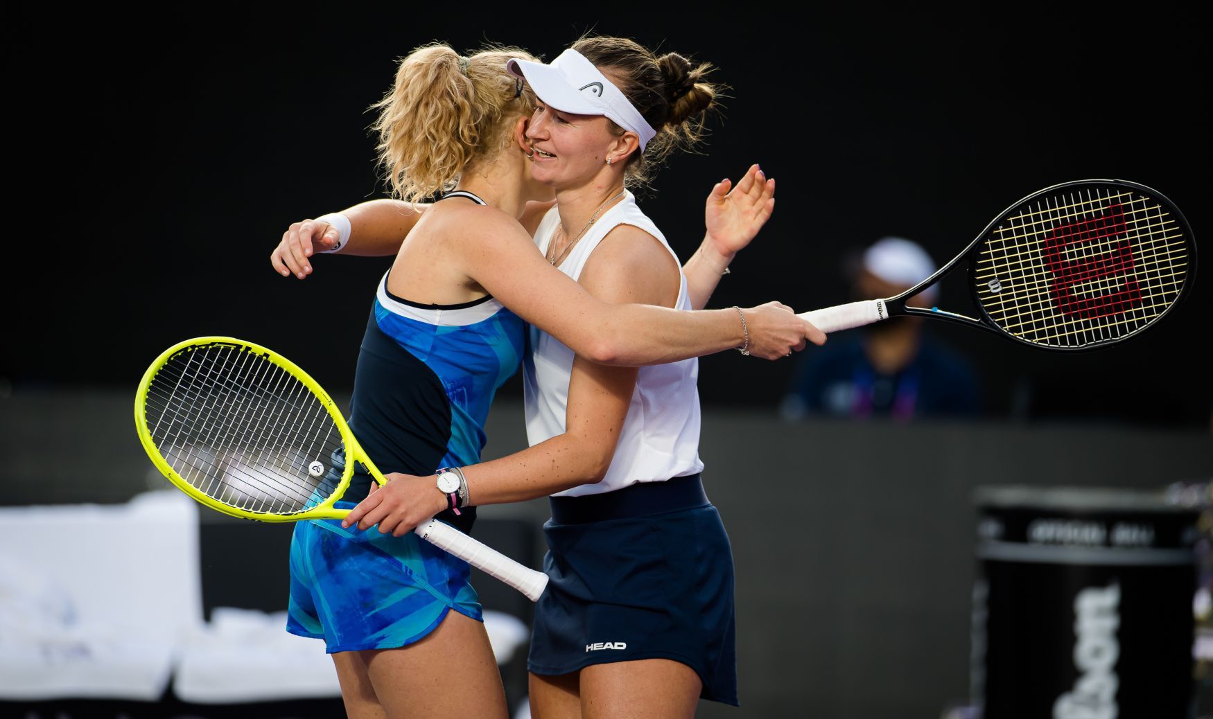 Barbora Krejčíková a Kateřina Siniaková v semifinále Turnaje mistryň 2021