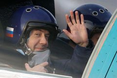 Foto dne: Z ruského prezidenta je pilot bombardéru