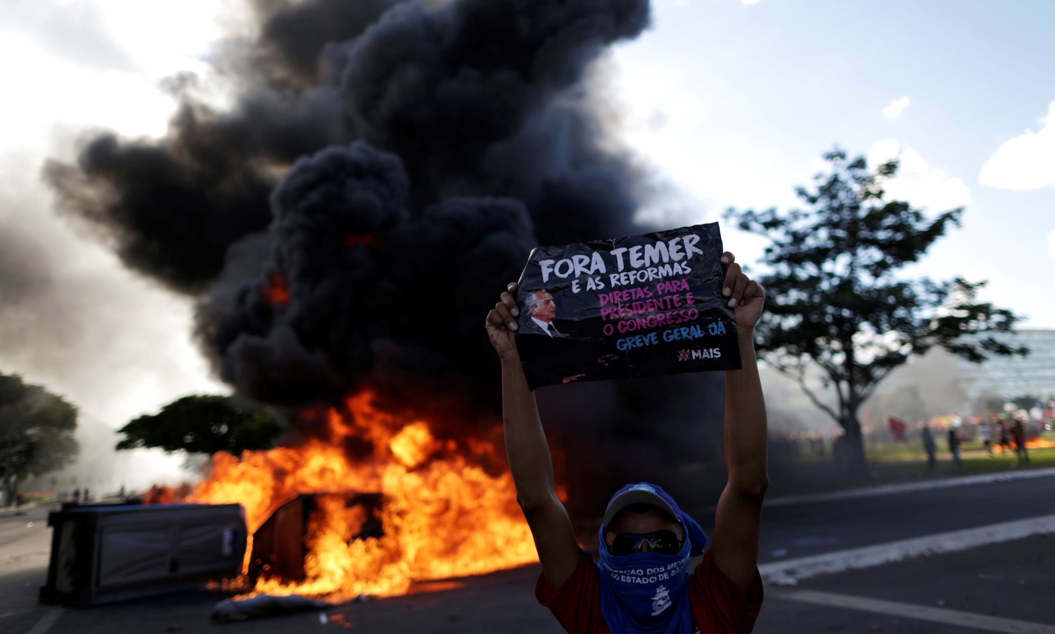 Brazílie, protesty proti prezidentu Temerovi