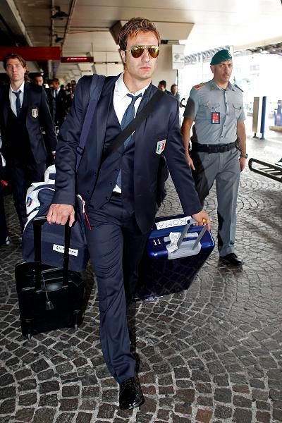 Návrat italských fotbalistů