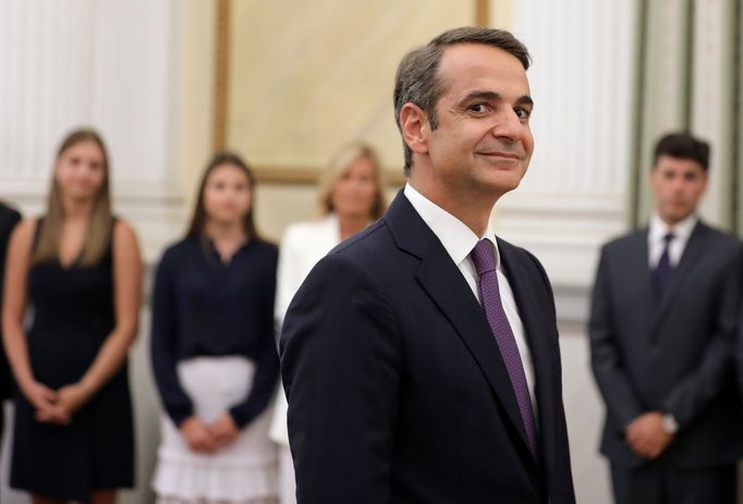 Nový řecký premiér Kyriakos Mitsotakis.