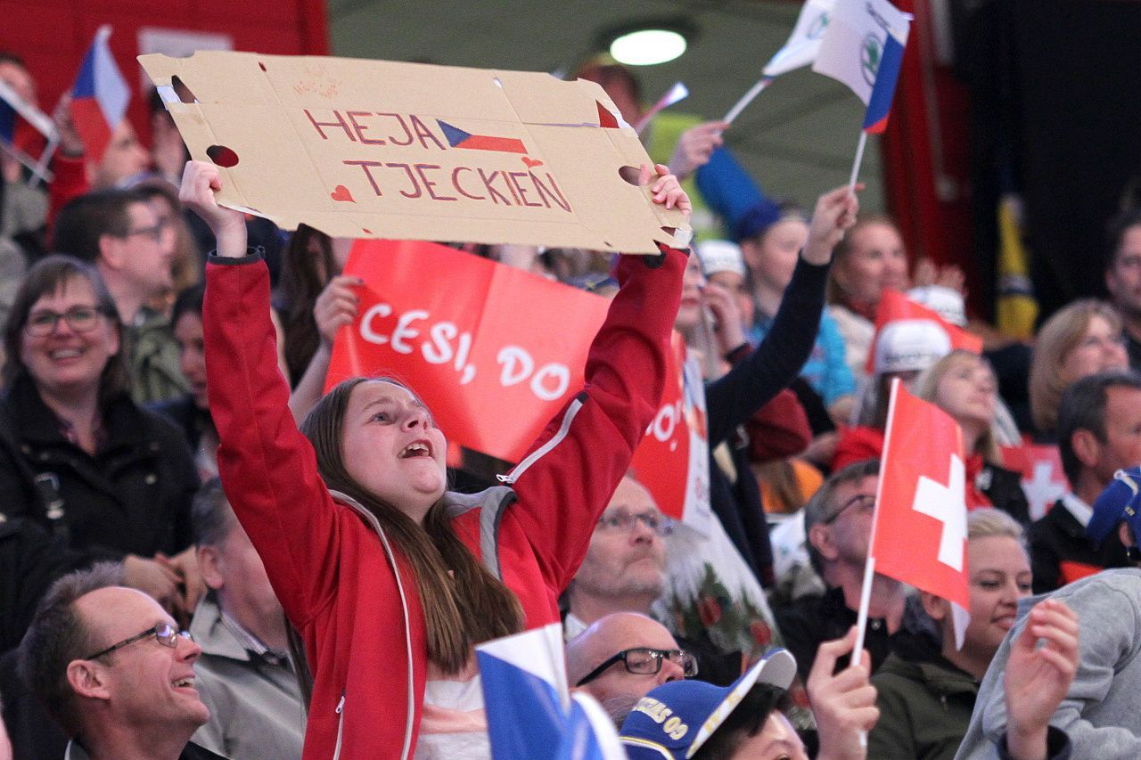Hokej, MS 2013, Česko - Švýcarsko: čeští fanoušci