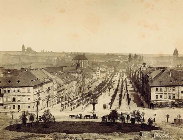 Václavské náměstí v roce 1886