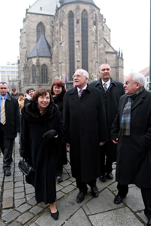 Václav Klaus v Plzni