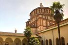 Do většiny kostelů v Itálii (včetně Vatikánu) je vstup zdarma. Na snímku kostel Milano S. Maria della Grazie.