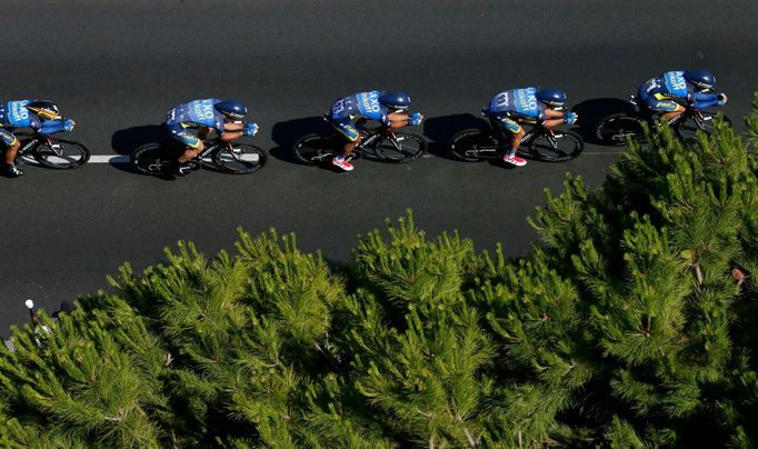 Tour de France 2013: tým Saxo-Tinkoff  v Nice