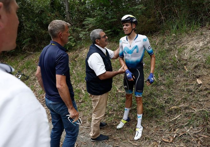 Tour de France 2023: Zraněný Enric Mas.