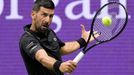 Novak Djokovič v utkání 3. kola US Open 2025