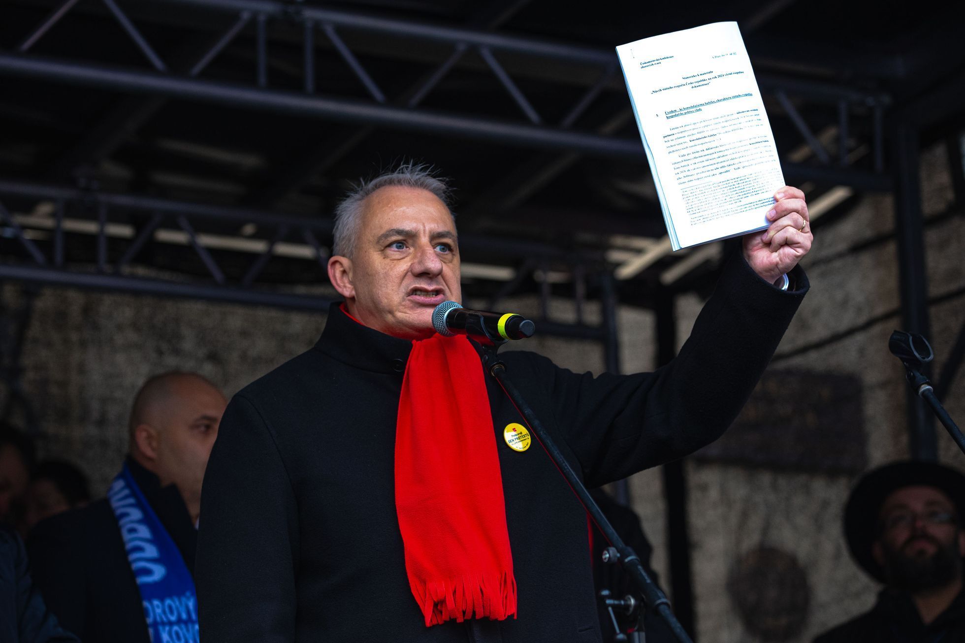 Stávka odborů, protest, demonstrace, pochod