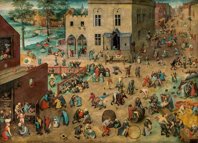 Pieter Bruegel starší: Dětské hry, 1560