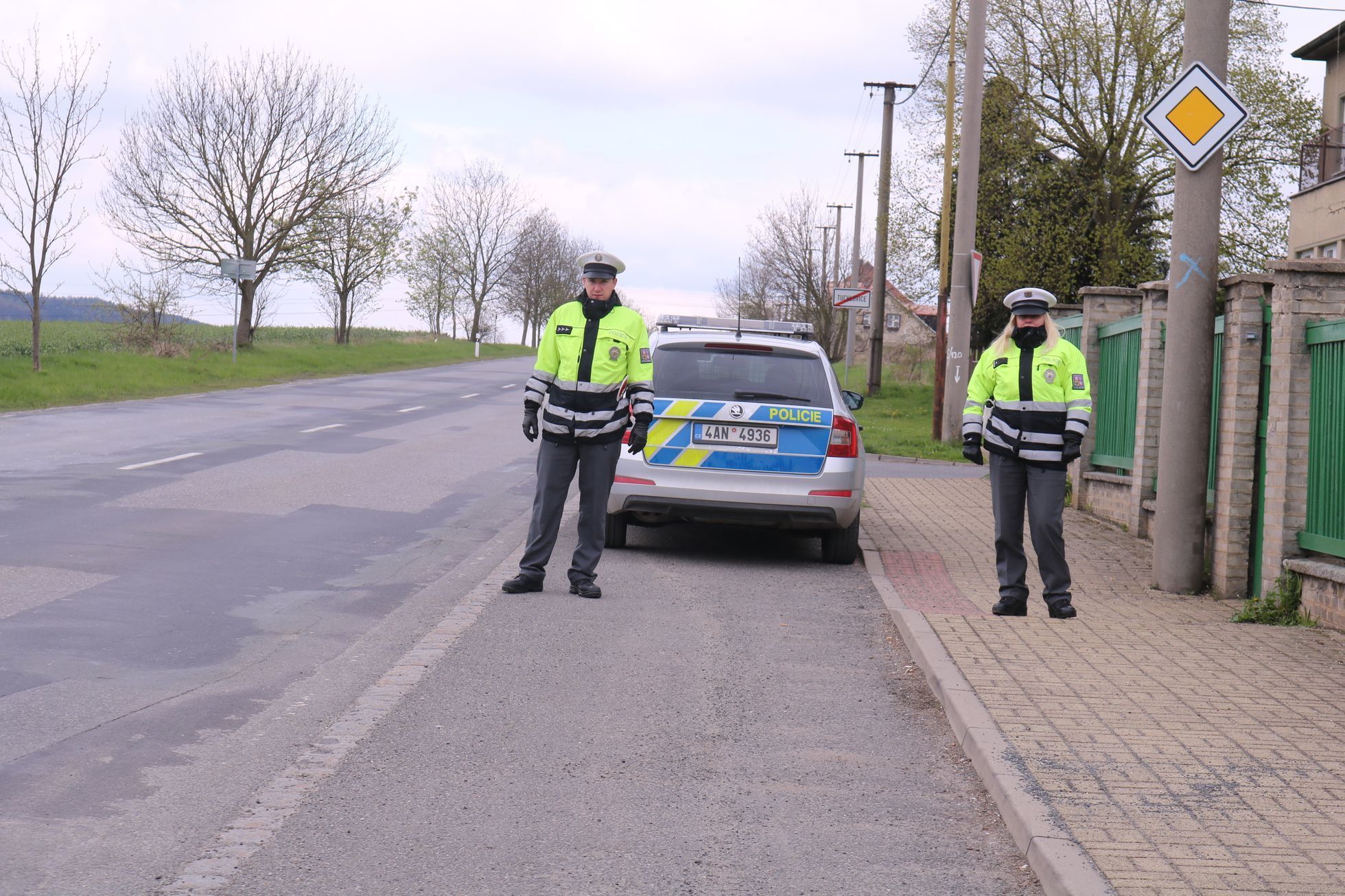 Policie - měření rychlosti