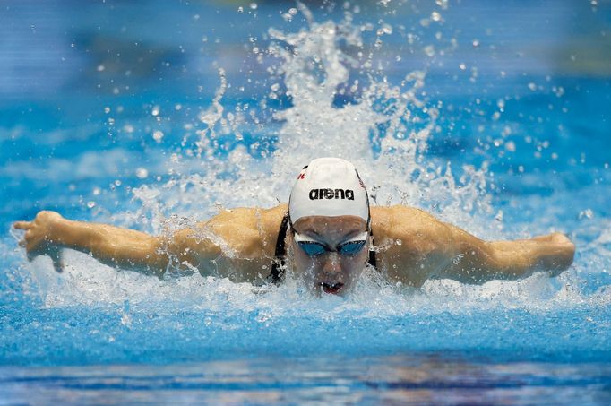 Luana Alonsová na loňském MS v plavání